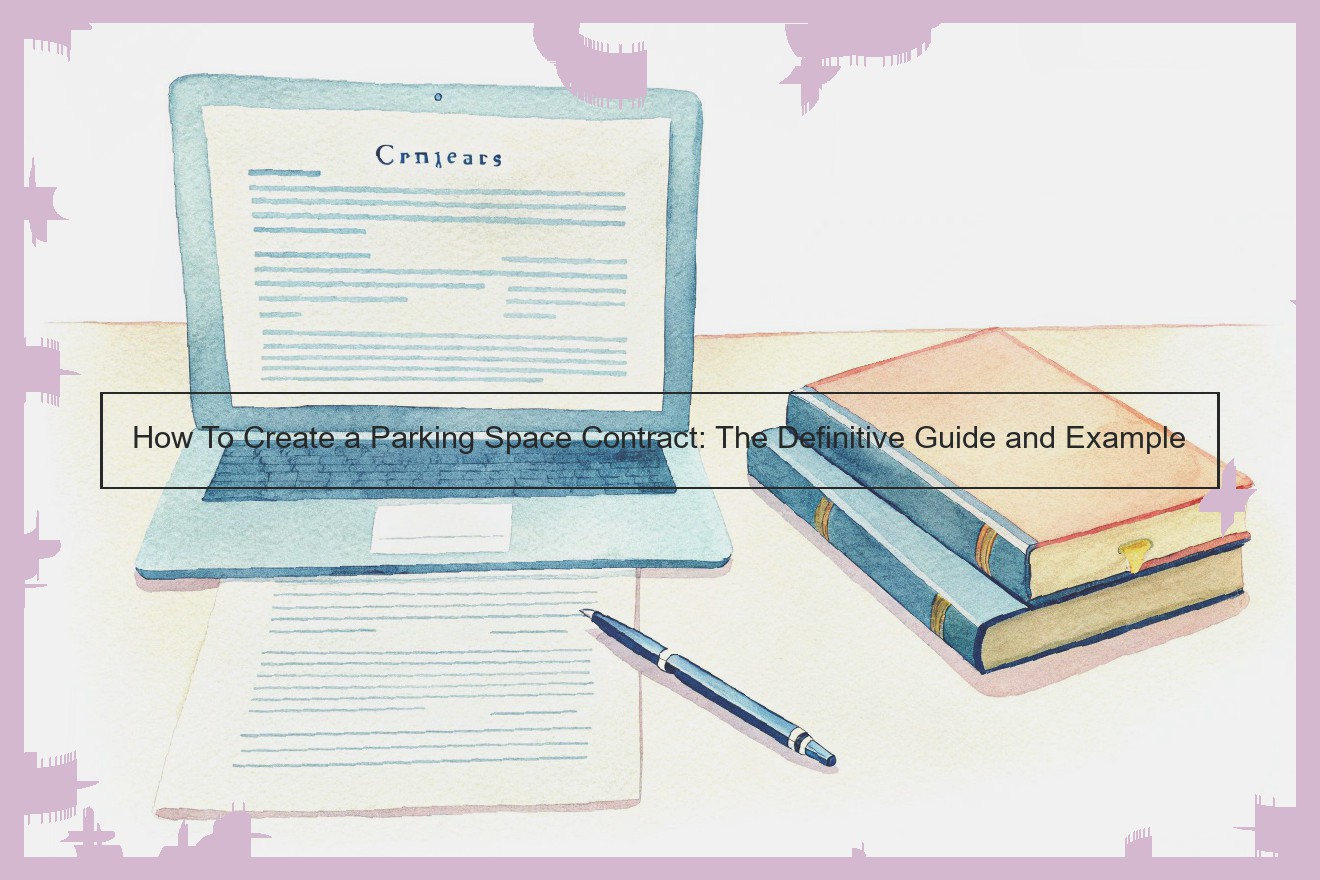 How To Create a Parking Space Contract: The Definitive Guide and Example